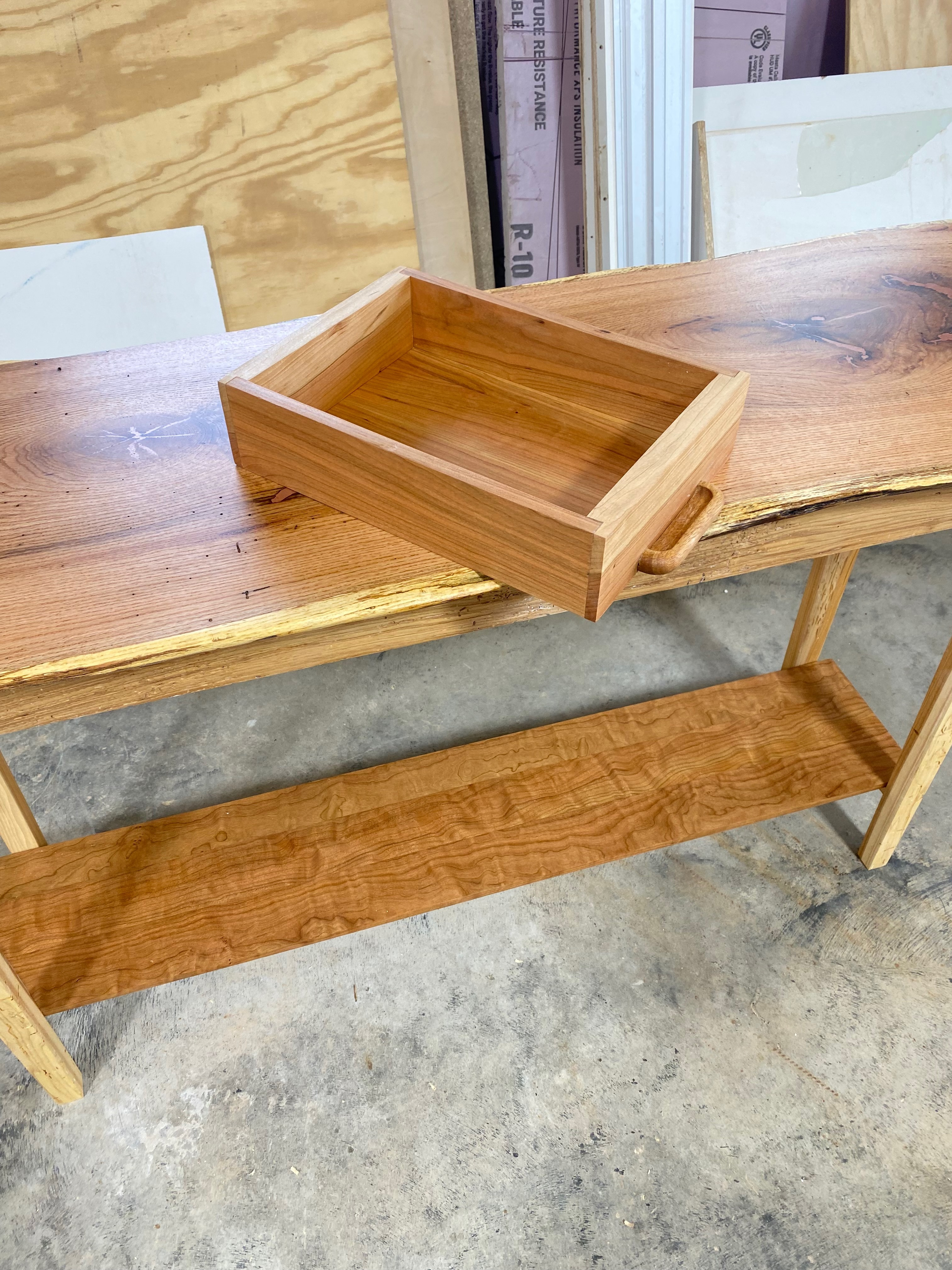 Spalted Cherry Console