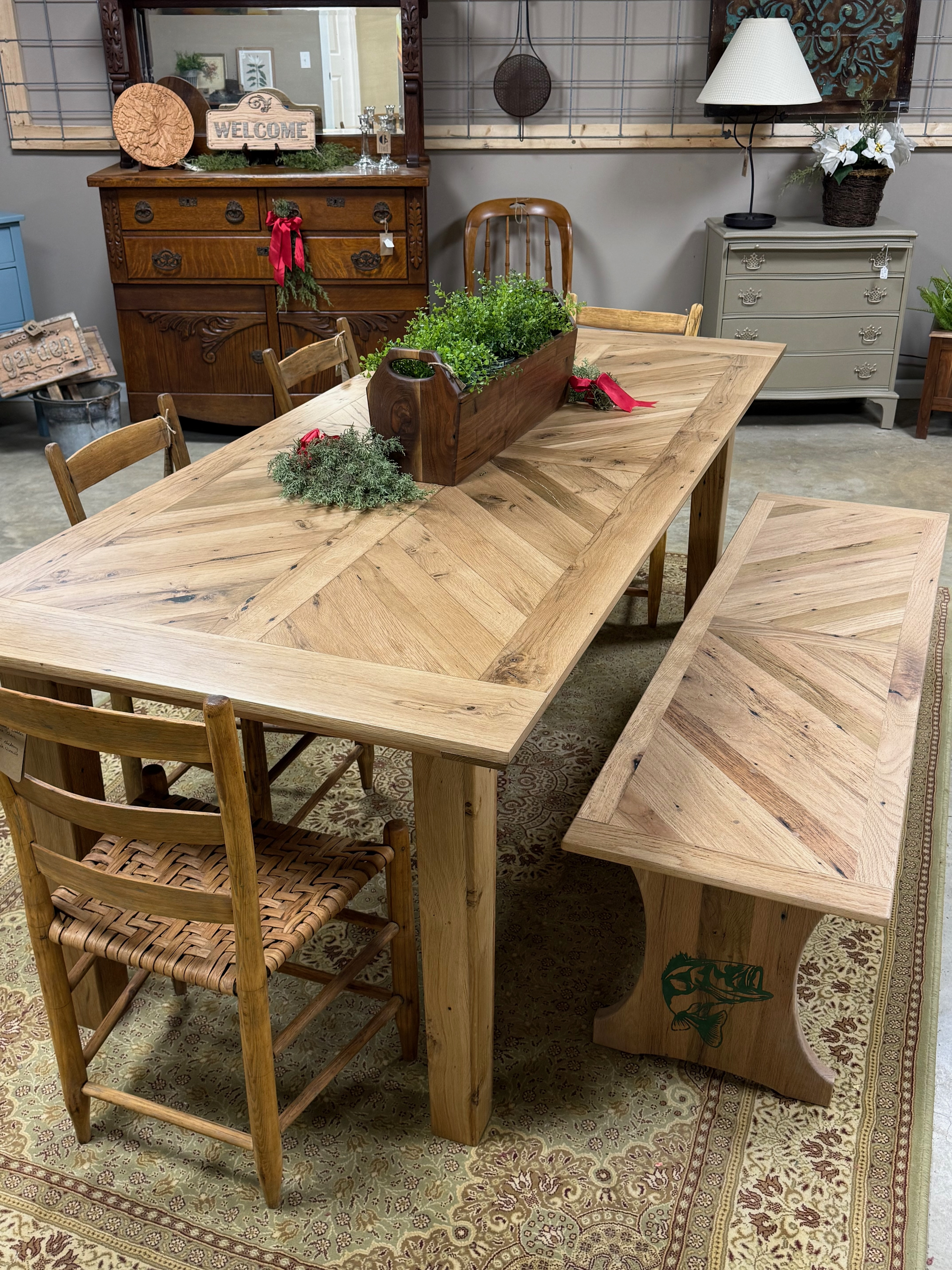 Chevron Oak Farm Set