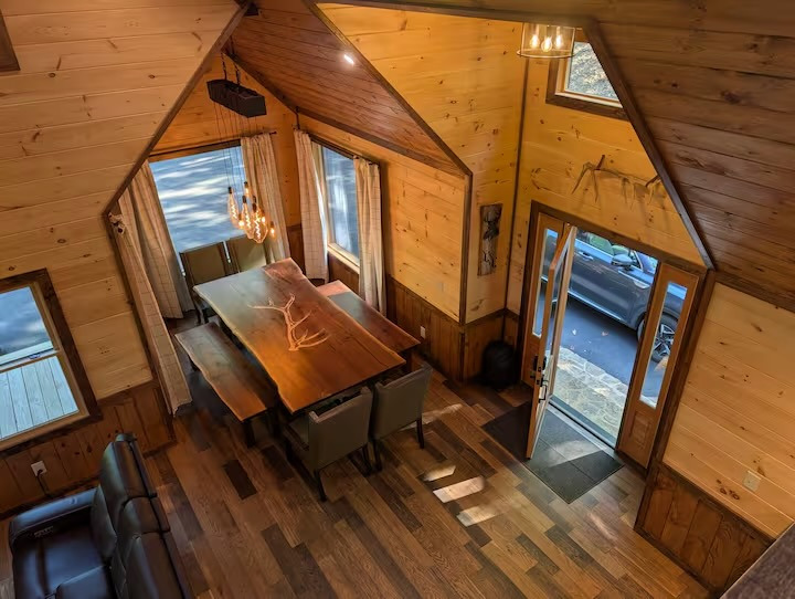 Antler Table — Overhead
