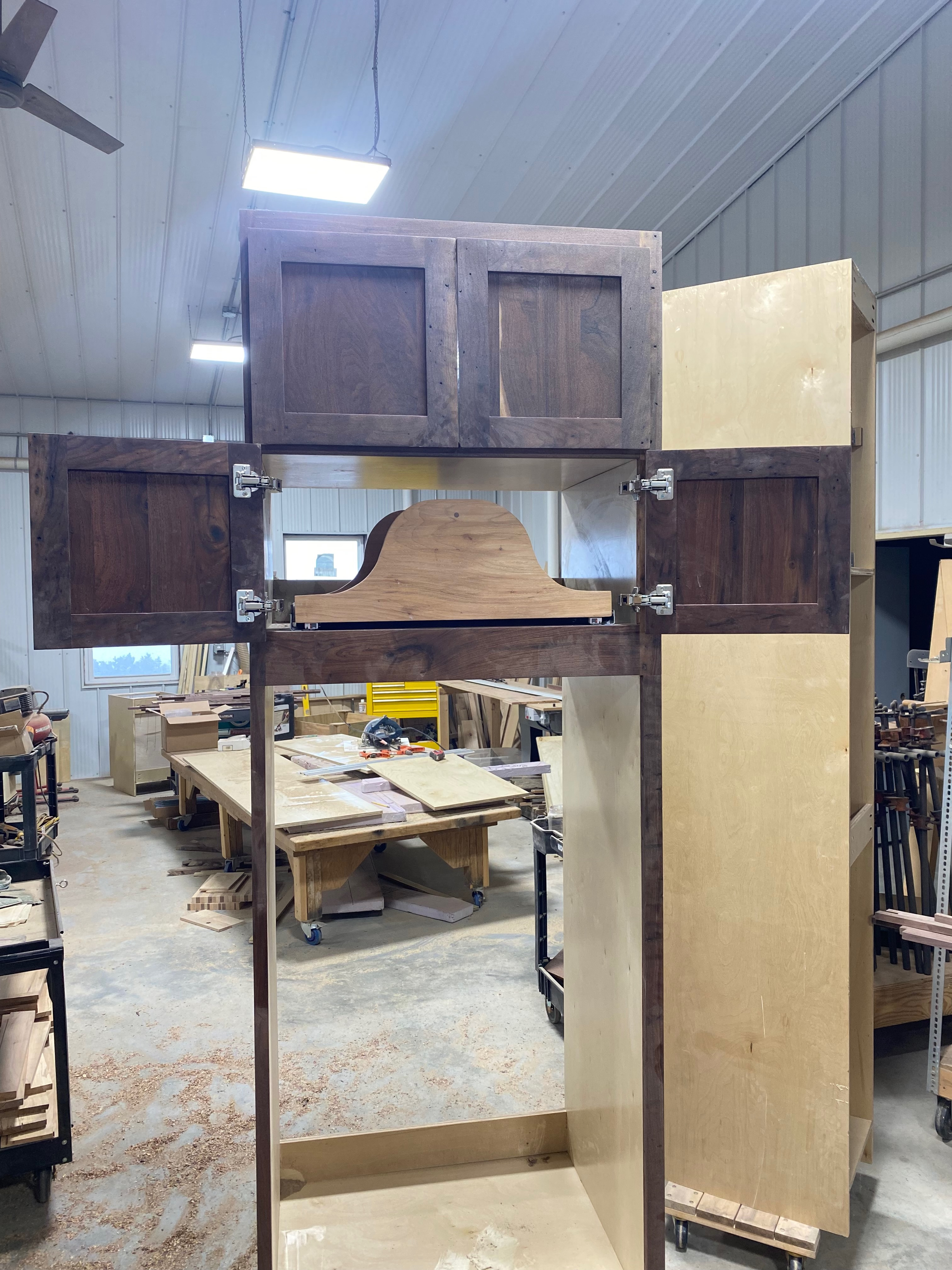 Walnut Tall Cabinet