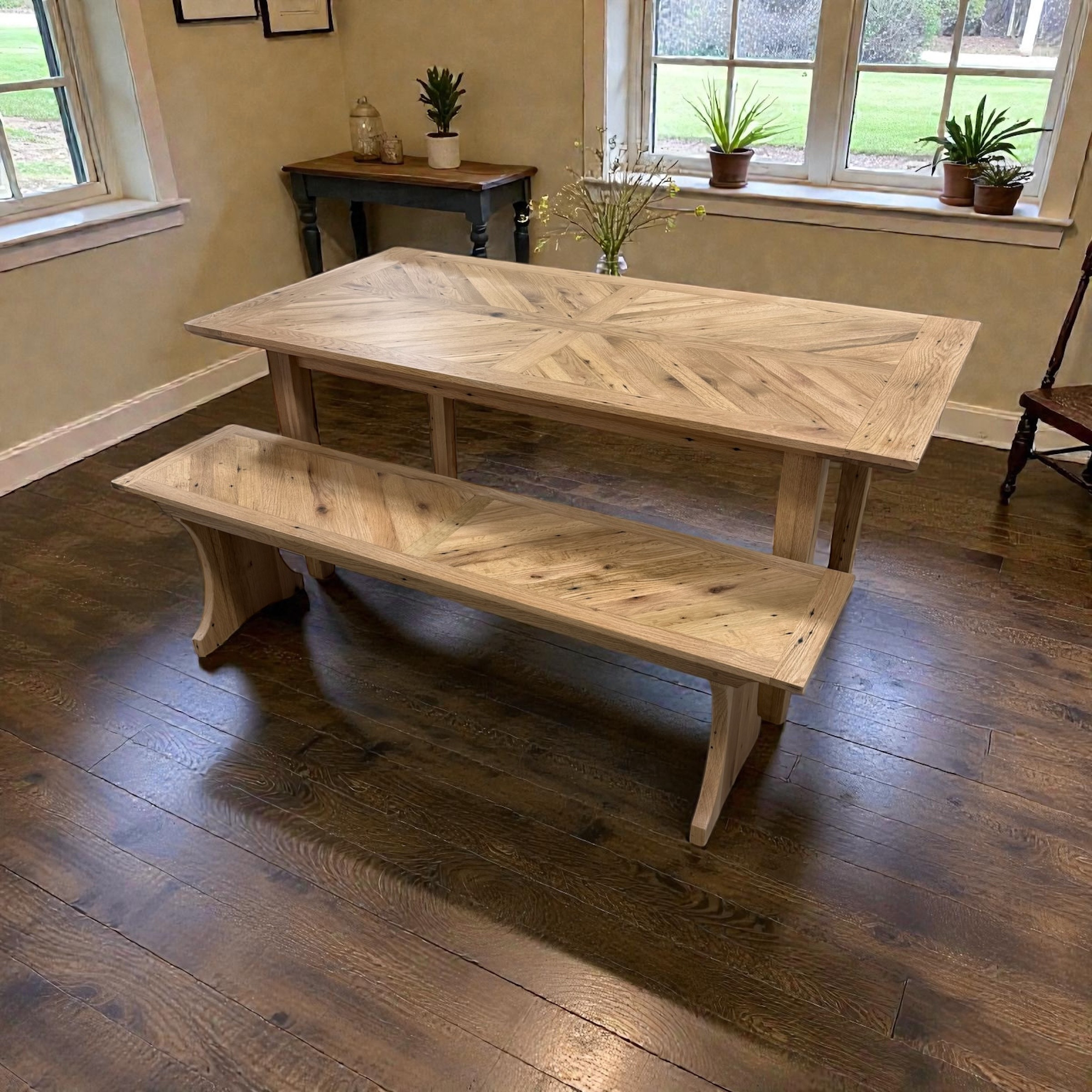 Reclaimed Oak Parquet Set
