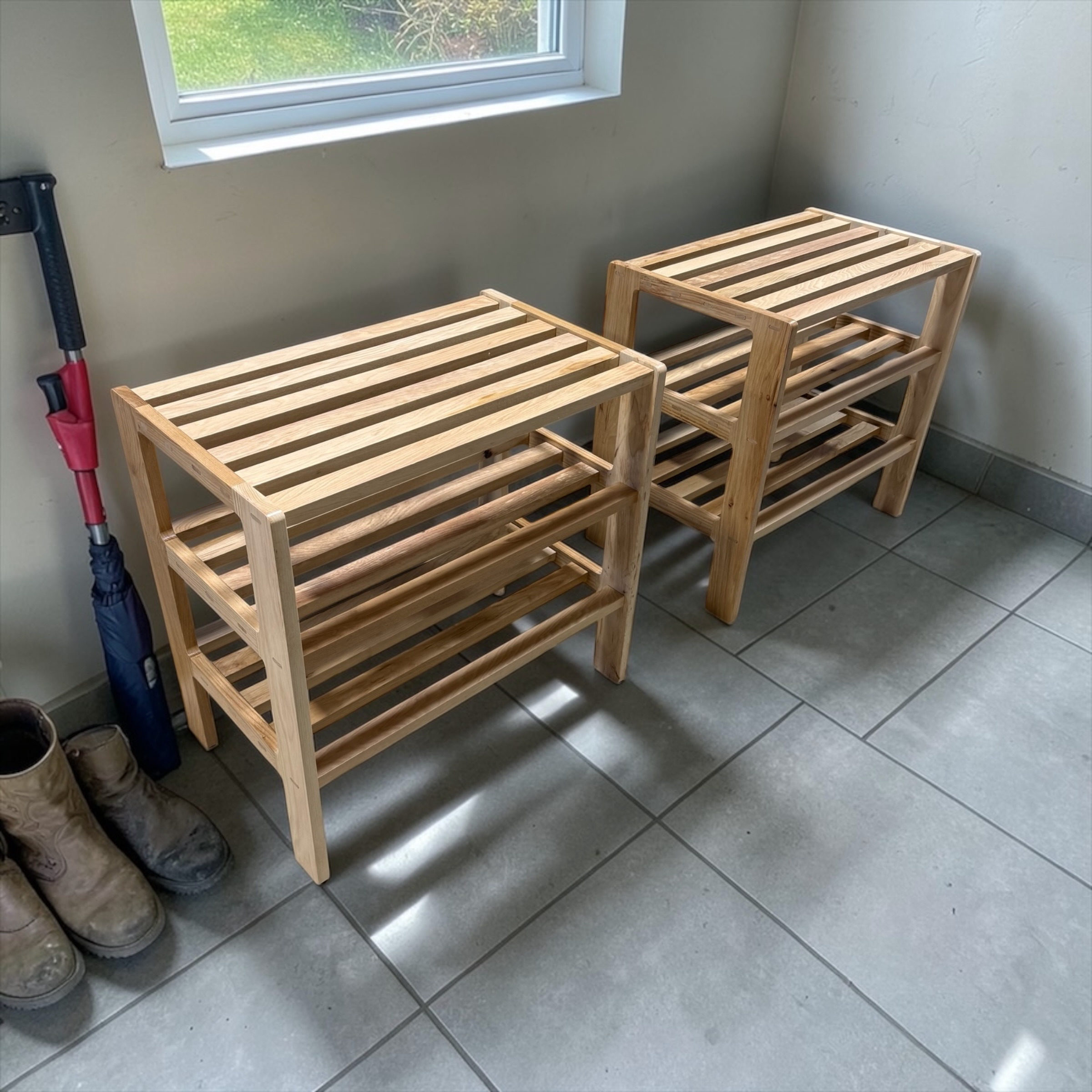 Mudroom Shoe Rack